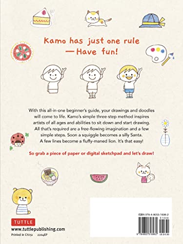 How to Draw Cute Doodles and Illustrations: A Step-by-Step Beginner's Guide [With Over 1000 Illustrations]
