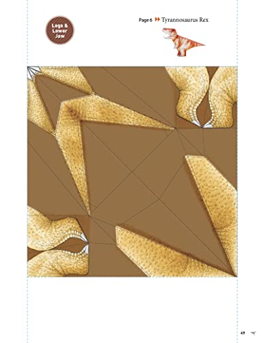 Amazing Origami Dinosaurs: Paper Dinosaurs Are Fun to Fold! (10 Dinosaur Models + 32 Tear-Out Sheets + 5 Bonus Projects)