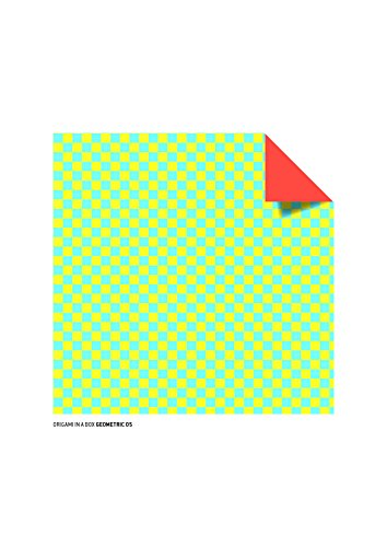 192 Origami Folding Papers in Geometric Patterns: 6x6 Inch Origami Paper Printed with 8 Different Patterns: Origami Book with Instructions 4 Projects Included