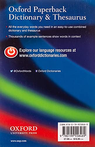 Oxford Paperback Dictionary & Thesaurus