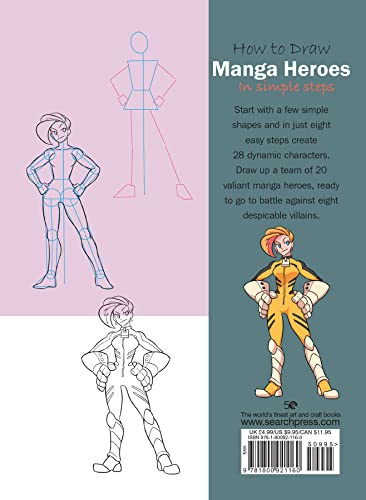 How to Draw Manga Heroes in simple steps