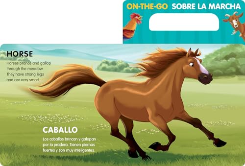 On-the-Go Farm Animals Bilingual Spanish