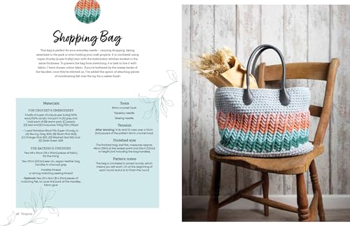 Embroidered Crochet: Enchanting projects to crochet and embroider
