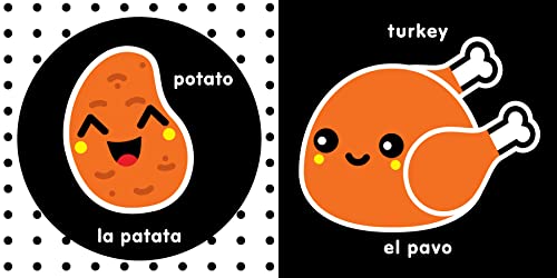 Sweet Baby: Dinner/La cena: A High Contrast Introduction to Mealtime (Sweet Baby High Contrast)