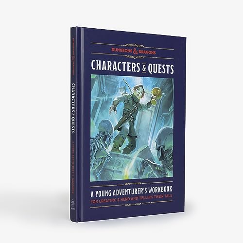 Characters & Quests (Dungeons & Dragons): A Young Adventurer's Workbook for Creating a Hero and Telling Their Tale (Dungeons & Dragons Young Adventurer's Guides)