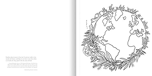 For the Beauty of the Earth: A Coloring Book to Celebrate the Wonder of Creation: A Nature Coloring Book