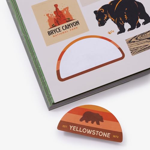 National Parks Stickerology: Stickers for Hikers, Campers, Explorers, and More: Stickers for Journals, Water Bottles, Laptops, Planners, and Smartphones