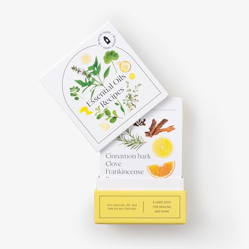 Essential Oils Recipes: A 52-Card Deck for Healing and Home: 50 Recipes