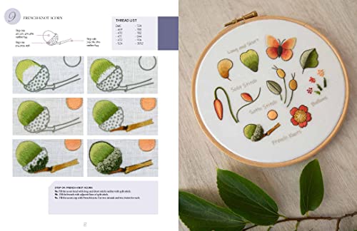 Kew Book of Nature Samplers, The: 10 embroidery projects with reusable iron-on transfers