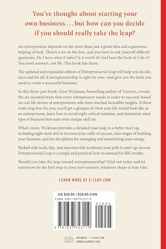 Entrepreneurial Leap, Updated and Expanded Edition: A Real-World Guide to Discovering What It Takes to Be an Entrepreneur and How You Can Build the Business of Your Dreams