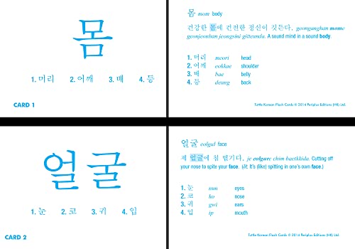 Korean Flash Cards Kit: Learn 1,000 Basic Korean Words and Phrases Quickly and Easily! (Hangul & Romanized Forms) Downloadable Audio Included