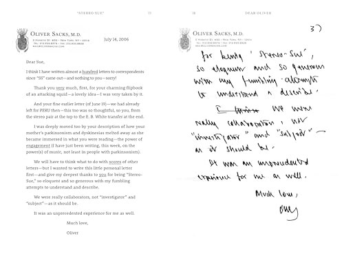 Dear Oliver: An Unexpected Friendship with Oliver Sacks