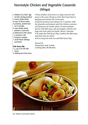 Filipino Homestyle Dishes: Delicious Meals in Minutes [Filipino Cookbook, Over 60 Recipes] (Learn To Cook Series)