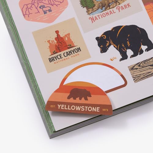 National Parks Stickerology: Stickers for Hikers, Campers, Explorers, and More: Stickers for Journals, Water Bottles, Laptops, Planners, and Smartphones