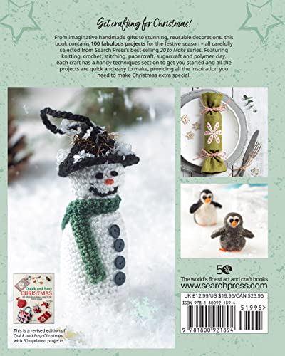 Quick and Easy Christmas Crafts: 100 little projects to make for the festive season