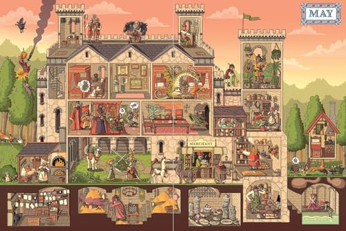 A Year in the Castle: A Look and Find Fantasy Story Book