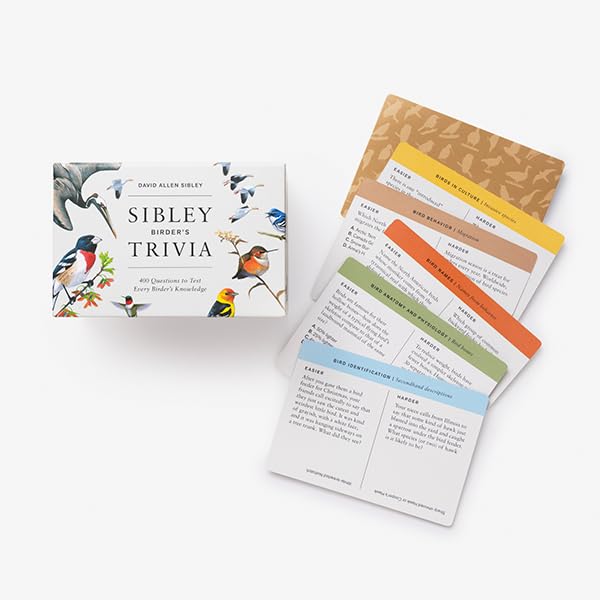 Sibley Birder's Trivia: A Card Game: 400 Questions to Test Every Birder's Knowledge (Ultimate Trivia Card Games)