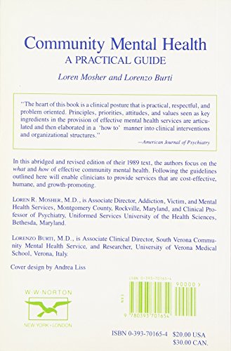 Community Mental Health: A Practical Guide