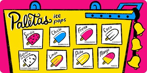Paletas: A High Contrast Bilingual Book for Babies (Lil' Libros Bilingual Book)