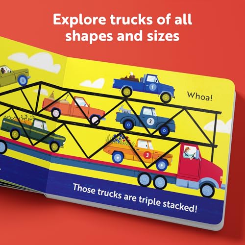Go, Trucks, Go!: Truck books for toddlers 1-3 (In Motion)