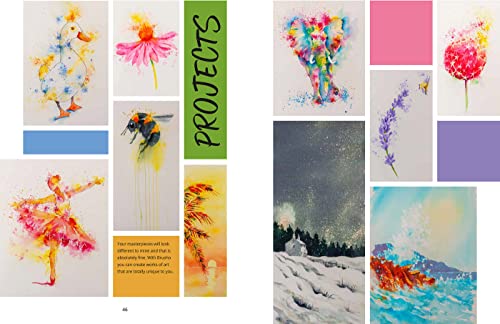Painting with Brusho: Create vibrant & expressive paintings using watercolour ink powder