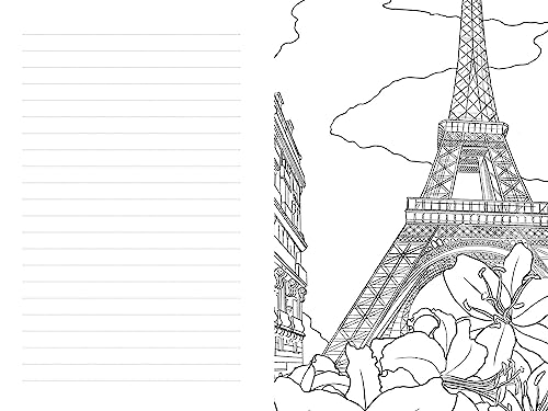 Paris: A Color-Your-Own Travel Journal (Color Your World Travel Journal Series)
