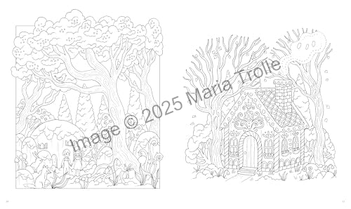 Fairytale Worlds: Coloring Book