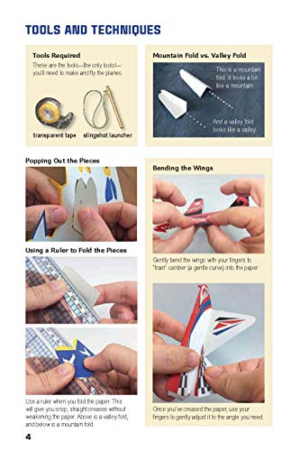 Instant Paper Airplanes Kit: 12 Pop-out Airplanes You Tape Together and Fly in Minutes! [12 precut pop-out airplanes; slingshot launcher, tape & full-color book]
