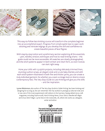 Very Easy Guide to Lace Knitting, The: Step-by-step techniques, easy-to-follow stitch patterns and projects to get you started