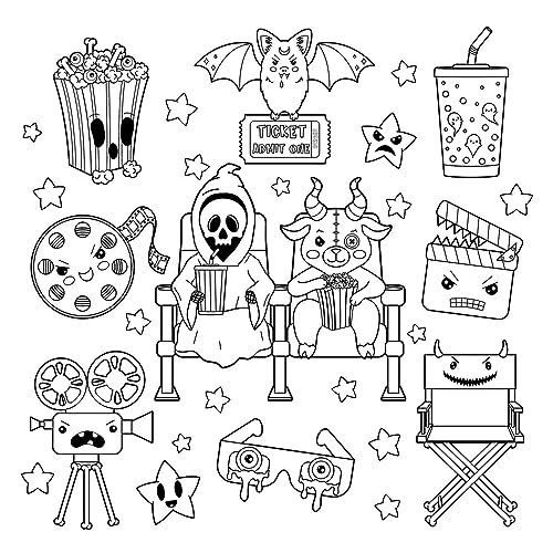 The Creepy Cute Goth Coloring Book: 30 Pretty Scary Coloring Pages for Year-Round Fun! (Creepy Cute Gift Series)