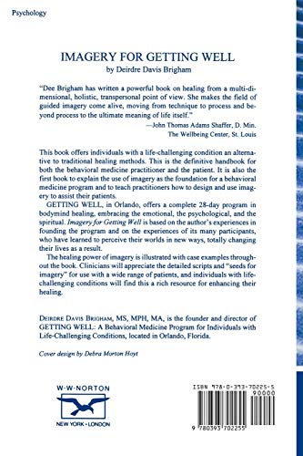 Imagery for Getting Well: Clinical Applications of Behavioral Medicine (Norton Professional Books (Paperback))