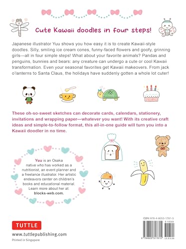 Kawaii Doodles: Supercute Drawings in Four Easy Steps (with over 1,250 illustrations)