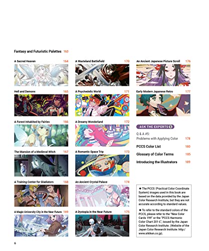 Anime & Manga Digital Coloring Guide: Choose the Colors That Bring Your Drawings to Life! (With Over 1000 Color Combinations)