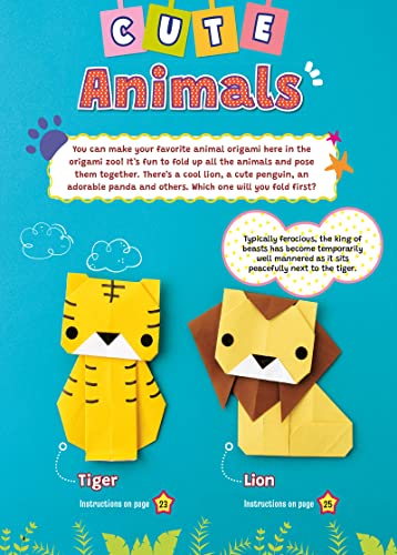 Easy Origami for Kids: Cute Paper Animals, Toys, Flowers and More! (40 Projects)