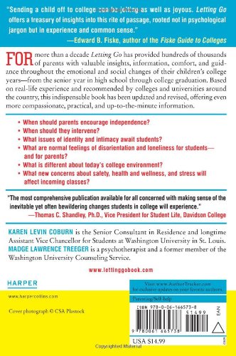 Letting Go (Fifth Edition): A Parents' Guide to Understanding the College Years
