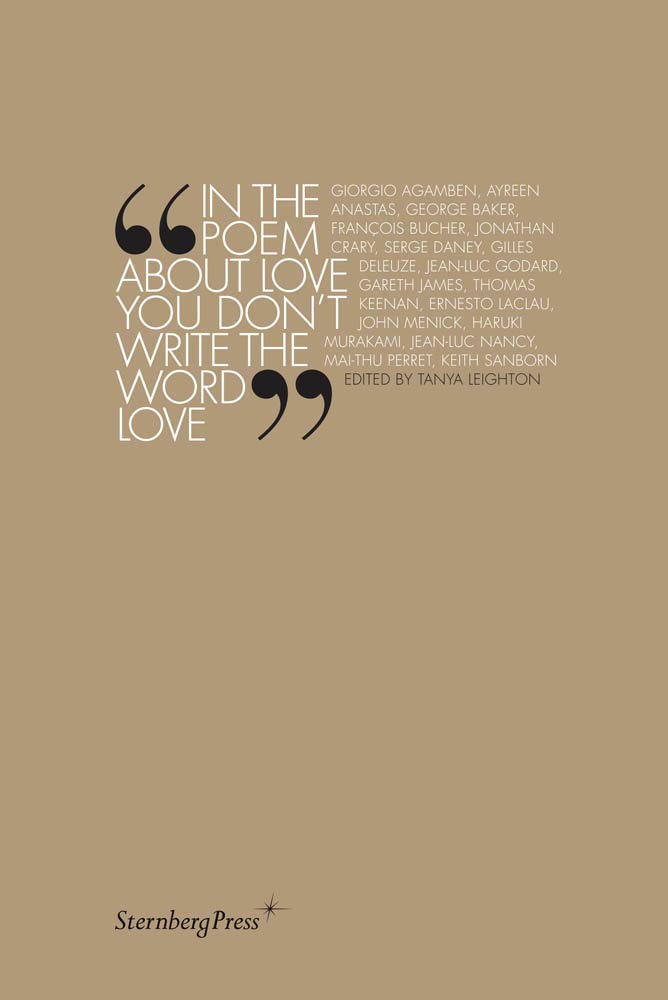 In the Poem About Love: You Don't Write the Word Love