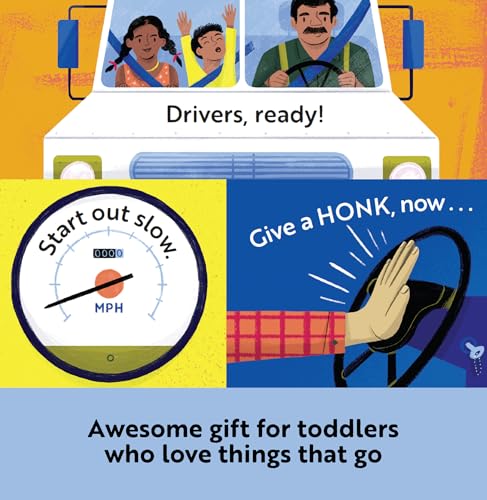 Go, Trucks, Go!: Truck books for toddlers 1-3 (In Motion)