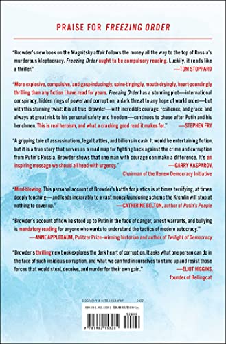 Freezing Order: A True Story of Money Laundering, Murder, and Surviving Vladimir Putin's Wrath