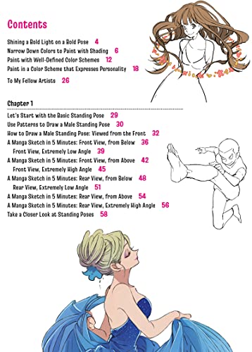 How to Draw Bold Manga Characters: Create Truly Dynamic Manga! Learn Hundreds of Different Action Poses! (Over 1350 Illustrations)