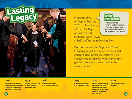 Ruth Bader Ginsburg (National Geographic Kids Readers, Level 3)