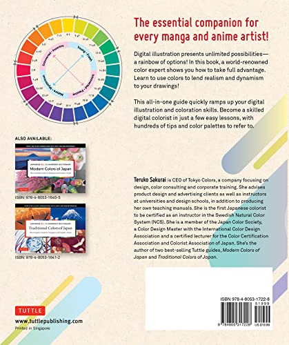 Anime & Manga Digital Coloring Guide: Choose the Colors That Bring Your Drawings to Life! (With Over 1000 Color Combinations)