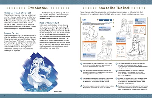 The Ultimate Guide to Drawing Manga Action Furries: Create Your Own Anthropomorphic Fantasy Characters: Lessons from 14 Leading Japanese Illustrators (With Over 1,000 Illustrations)