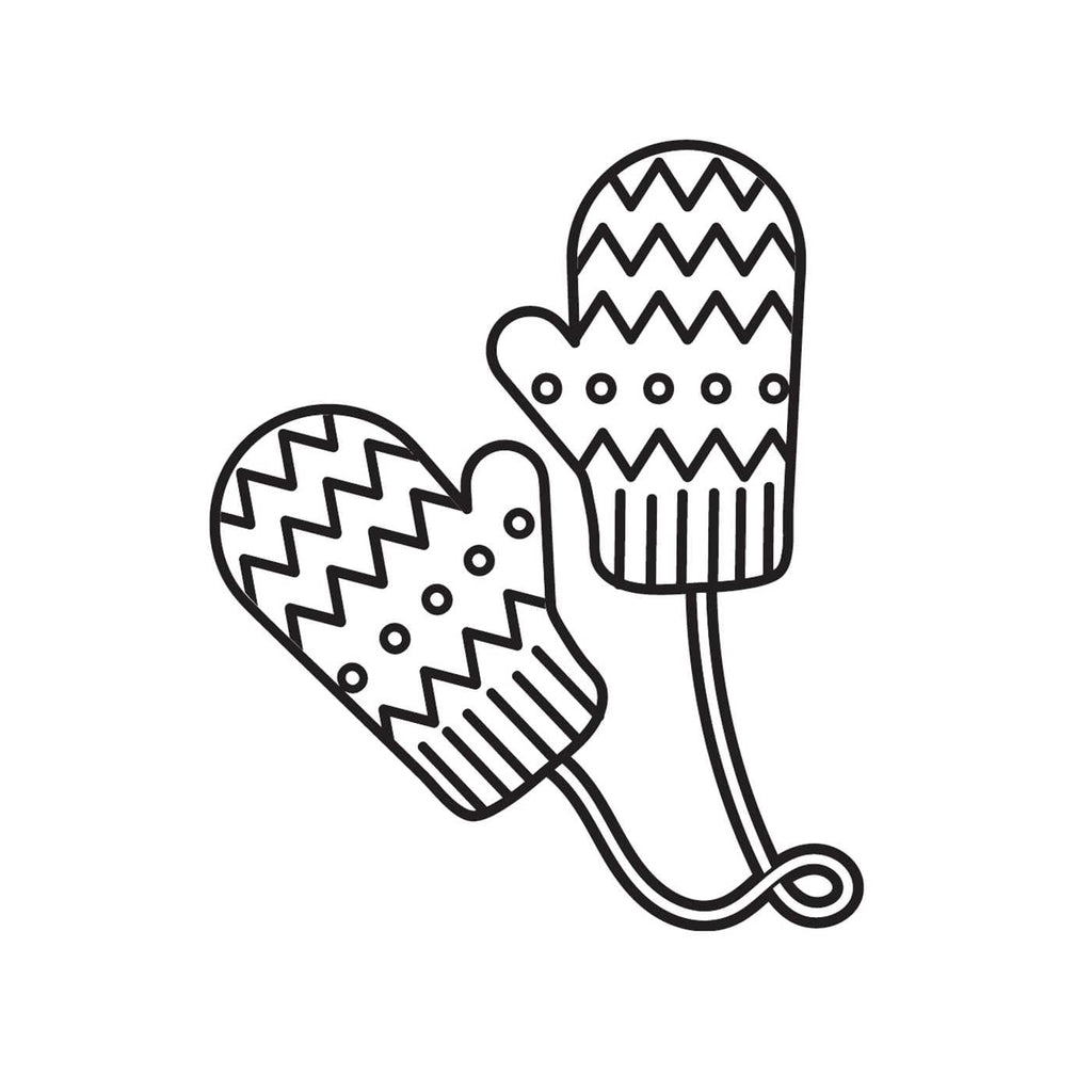 Winter Wonder Mini Coloring Book (Cute and Cozy)