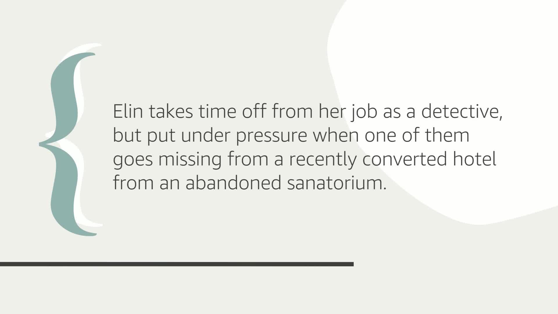 The Sanatorium: Reese's Book Club: A Novel (Detective Elin Warner Series)