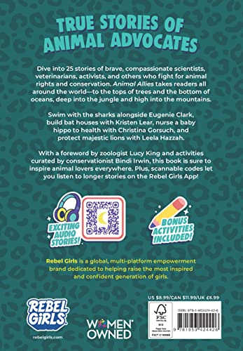 Rebel Girls Animal Allies: 25 Tales of Women Working with Wildlife (Rebel Girls Minis)