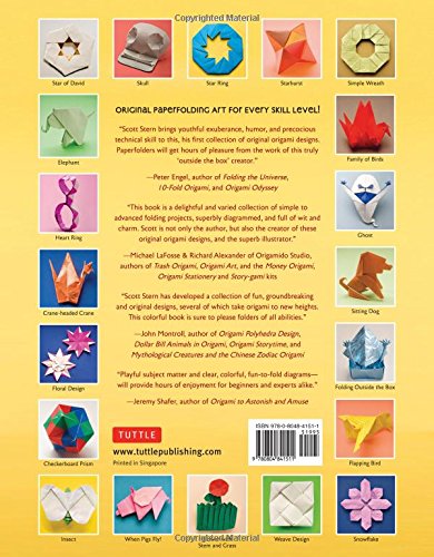 Outside the Box Origami: A New Generation of Extraordinary Folds: Includes Origami Book With 20 Projects Ranging From Easy to Complex