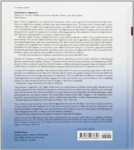 Introduction to Algorithms, 3rd Edition (Mit Press)