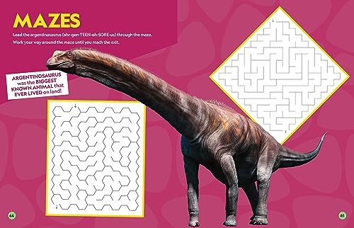 National Geographic Kids Puzzle Book of Dinosaurs (NGK Puzzle Books)