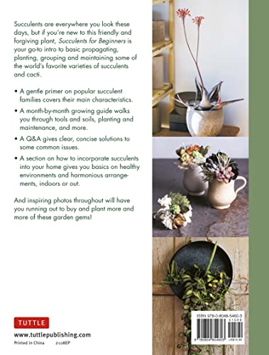 Succulents for Beginners: A Year-Round Growing Guide for Healthy and Beautiful Plants (over 200 Photos and Illustrations)