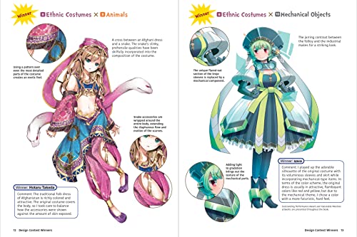 Fantasy Costumes for Manga, Anime & Cosplay: A Drawing Guide and Sourcebook (With over 1100 color illustrations)